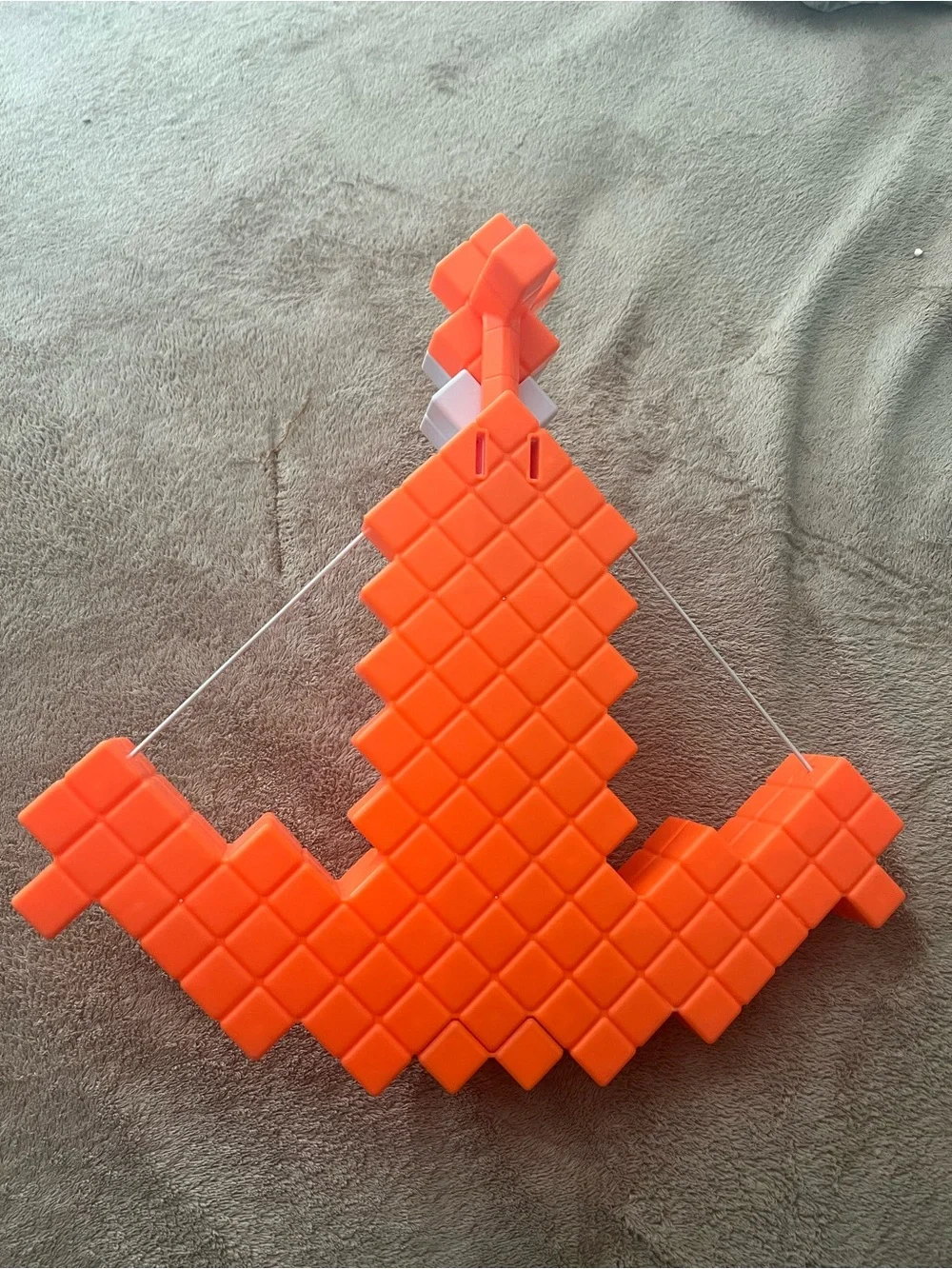 Orange Pixel Anchor Wall Art - Unbranded